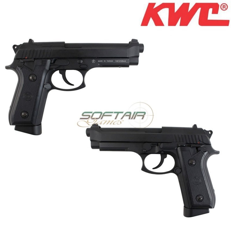 Pistola A Co2 Beretta Pt92 Full Metal Black Full Auto Kwc (kwc-pt92)