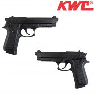 Pistola A Co2 Beretta Pt92 Full Metal Black Full Auto Kwc (kwc-pt92)