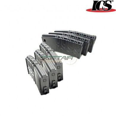 Set 6 Caricatori Monofilari 45bb T4 Tactical M4/m16 Ics (ics-ic-ma151)