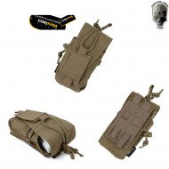 Tasca Porta Radio Mbtir Style Matte Coyote Brown Tmc (tmc-2323-cb)