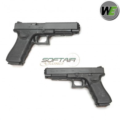 Pistola Gas G34 Gen.4 Black Scarellante We (we-wg08b)