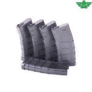 Set 5 Caricatori Monofilari 140bb Black Per M4/m16 Bolt (ba-065b-5)