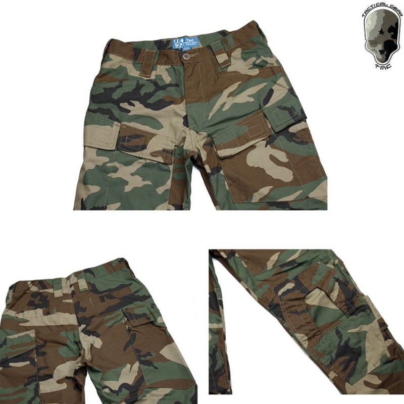 Tactical Pants E-one Woodland Tmc (tmc-2489-wl)