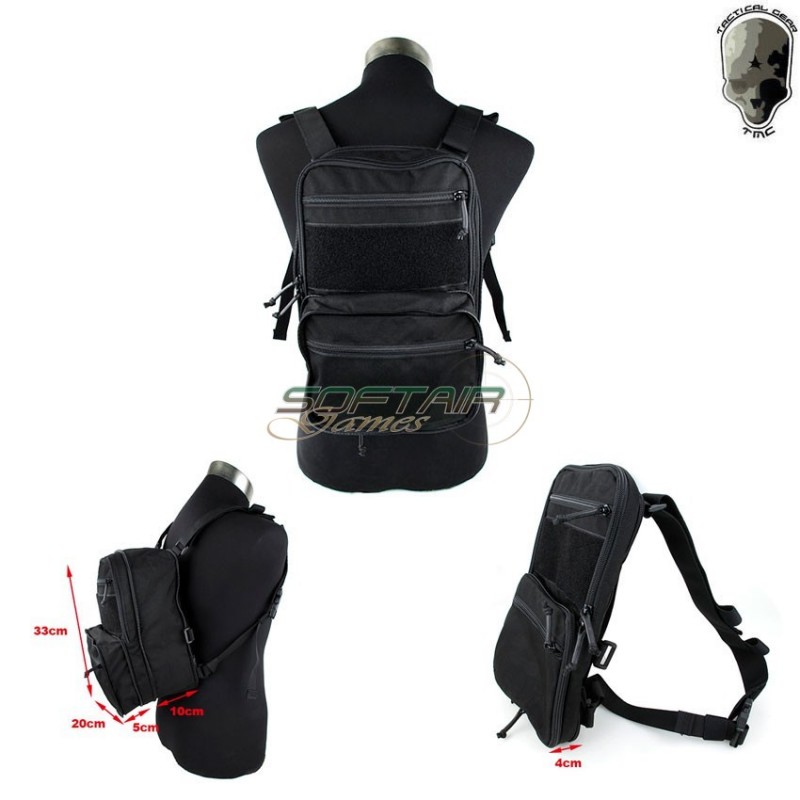 Mini Zaino 410 Type Flatpack Black Tmc (tmc-2529-bk)
