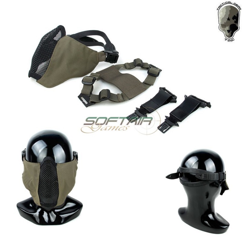 Pdw Ver.2.0 Maschera Mezzo Viso A Rete Ranger Green Tmc (tmc-2589-rg)