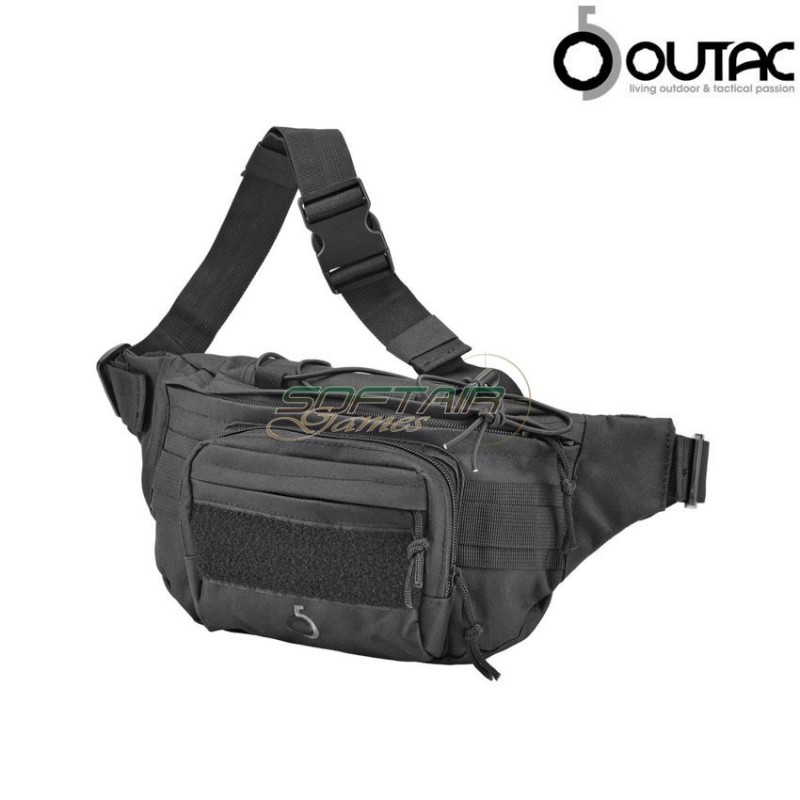 Tactical Marsupio Molle System Black Outac (ot-msp01-b)