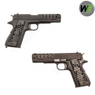 Pistola A Gas 1911 Gen.2 Hex Cut Black Scarellante We (we-we16b)