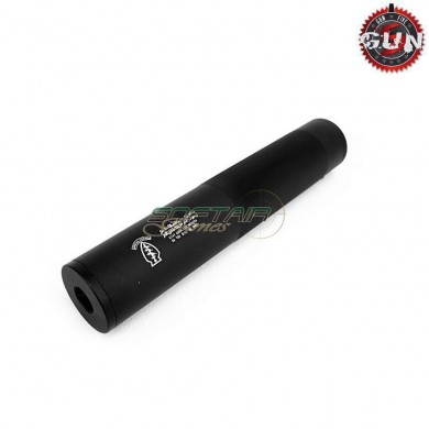 Silencer Aeg/gbb 195x35mm Black Special Forces 14x1 Cw/ccw Gun Five (gf-139d)