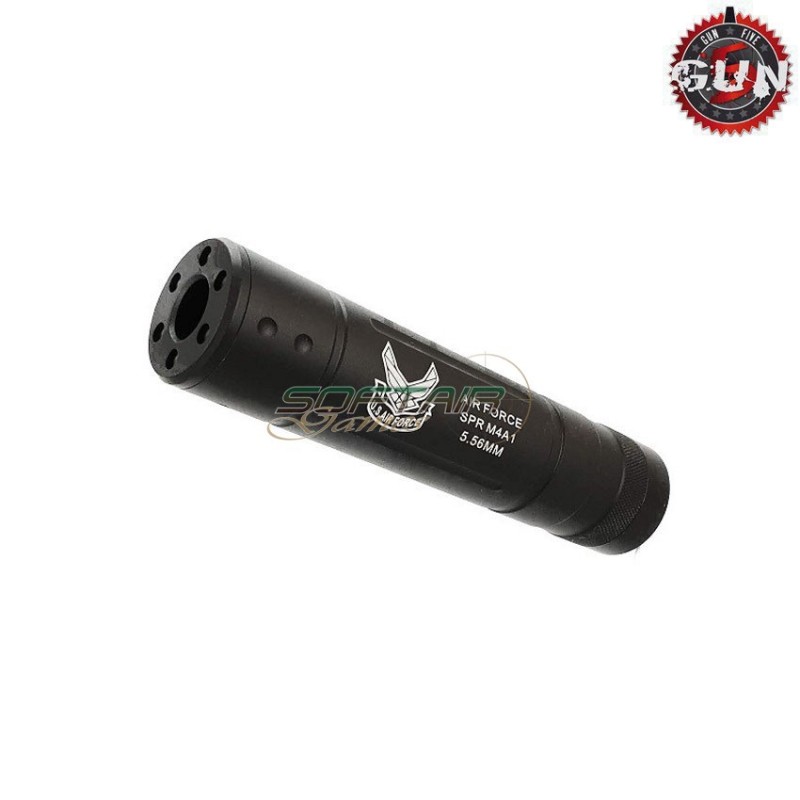 Silenziatore Aeg 145x30mm Black Air Force 14x1 Ccw Gun Five (gf-147b)