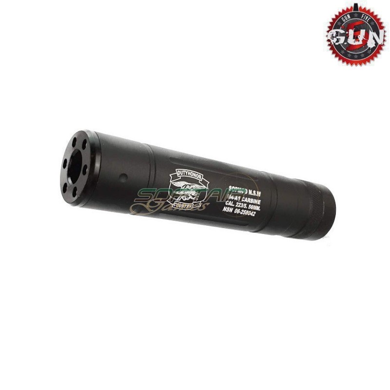Silenziatore Aeg 155x30mm Black Duty Honor Country 14x1 Ccw Gun Five (gf-148c)