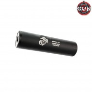 Silencer Aeg/gbb 130x35mm Black Marine 14x1 Cw/ccw Gun Five (gf-186r)