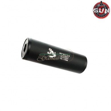 Silenziatore Aeg/gbb 110x35mm Black Navy Seal Team 14x1 Cw/ccw Gun Five (gf-190a)
