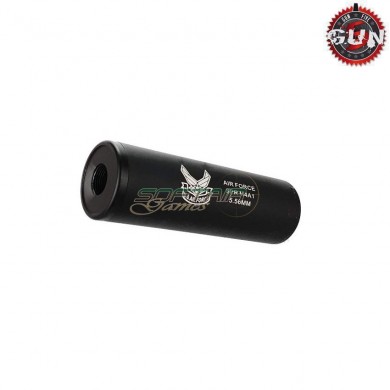 Silencer Aeg/gbb 110x35mm Black Air Force 14x1 Cw/ccw Gun Five (gf-190b)