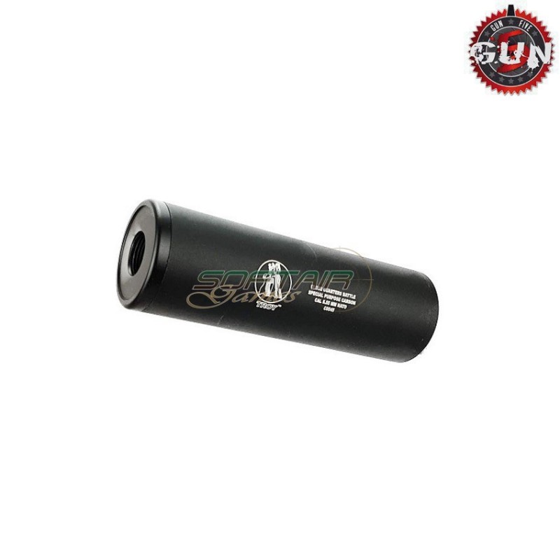 Silencer Aeg/gbb 110x35mm Black Troy 14x1 Cw/ccw Gun Five (gf-190l)