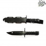 Dummy Knife Type 6 M4/m16 Bayonet With Hard Holster Black Frog Industries® (fi-knife-6-bk)