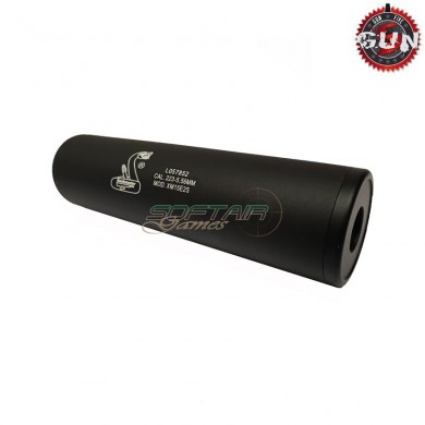 Silencer Aeg/gbb 130x35mm Black Bushmaster 14x1 Cw/ccw Gun Five (gf-186i)