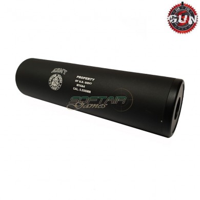 Silencer Aeg/gbb 130x35mm Black Army 14x1 Cw/ccw Gun Five (gf-186h)