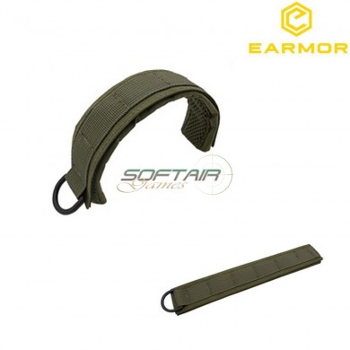 Headband Advanced Modular Interchangeable Cover Foliage Green Earmor (ea-m61-fg)