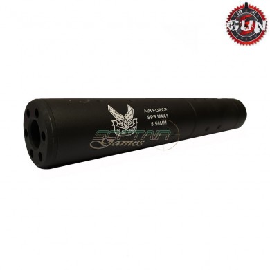 Silenziatore Aeg 195x30mm Black Air Force 14x1 Ccw Gun Five (gf-140b)