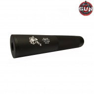 Silencer Aeg/gbb 195x35mm Black Stoner 14x1 Cw/ccw Gun Five (gf-139m)