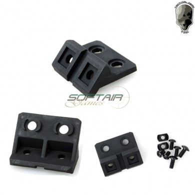 LC Offset Light Mount Dupont Black Rail Tmc (tmc-3025-bk)