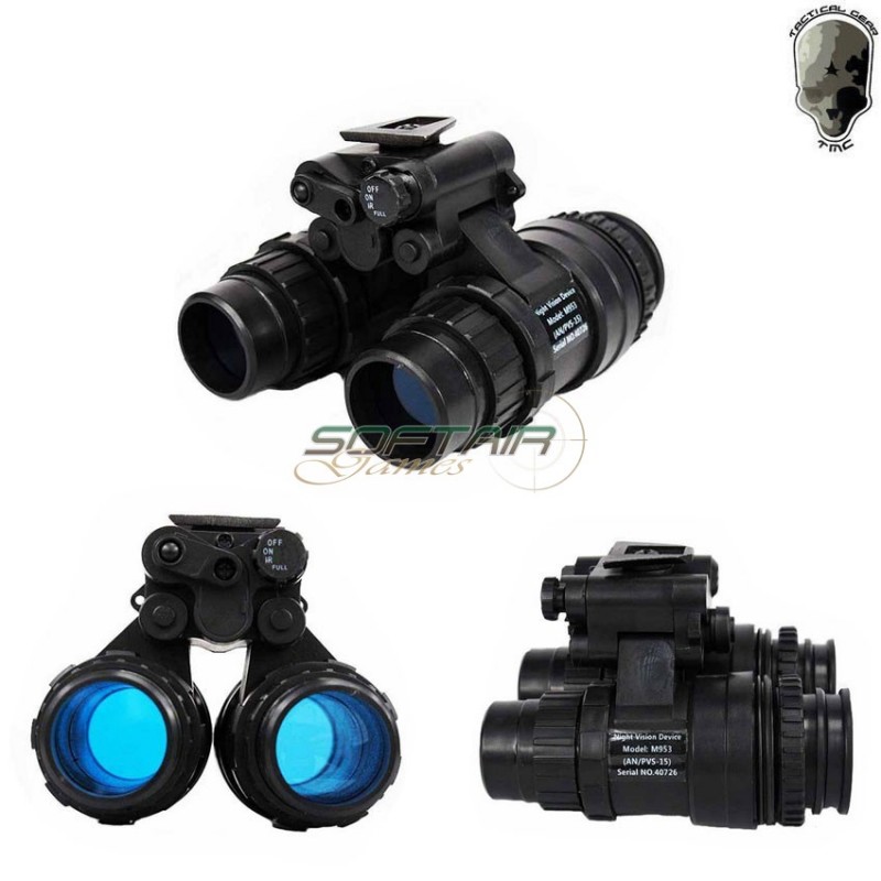 Night Vision An/pvs-15 Dummy Black Tmc (tmc-pvs15-bk)