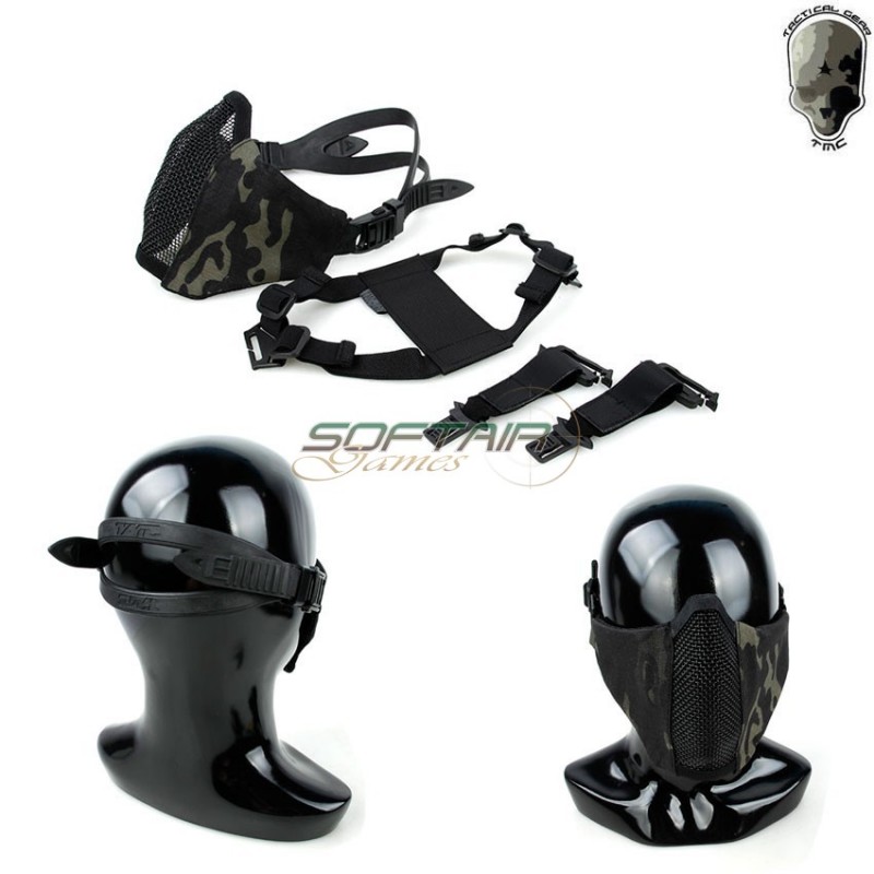 Pdw Ver.2.0 Maschera Mezzo Viso A Rete Multicam Black Tmc (tmc-2589-mcbk)
