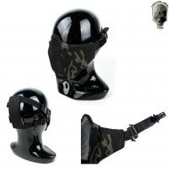 Pdw Ver.2.0 Half Face Protective Mesh Mask Multicam Black Tmc (tmc-2589-mcbk)
