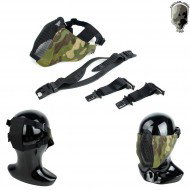 Pdw Ver.2.0 Half Face Protective Mesh Mask Multicam Tropic Tmc (tmc-2589-mtp)