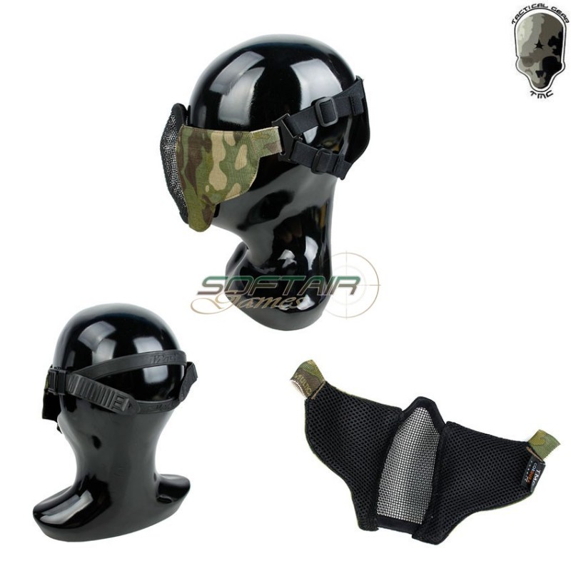 Pdw Ver.2.0 Half Face Protective Mesh Mask Multicam Tropic Tmc (tmc-2589-mtp)