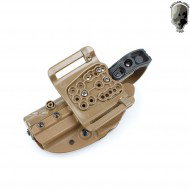 Rigid Holster Sog Pac Dark Earth For Glock Pistol Tmc (tmc-2039-de)