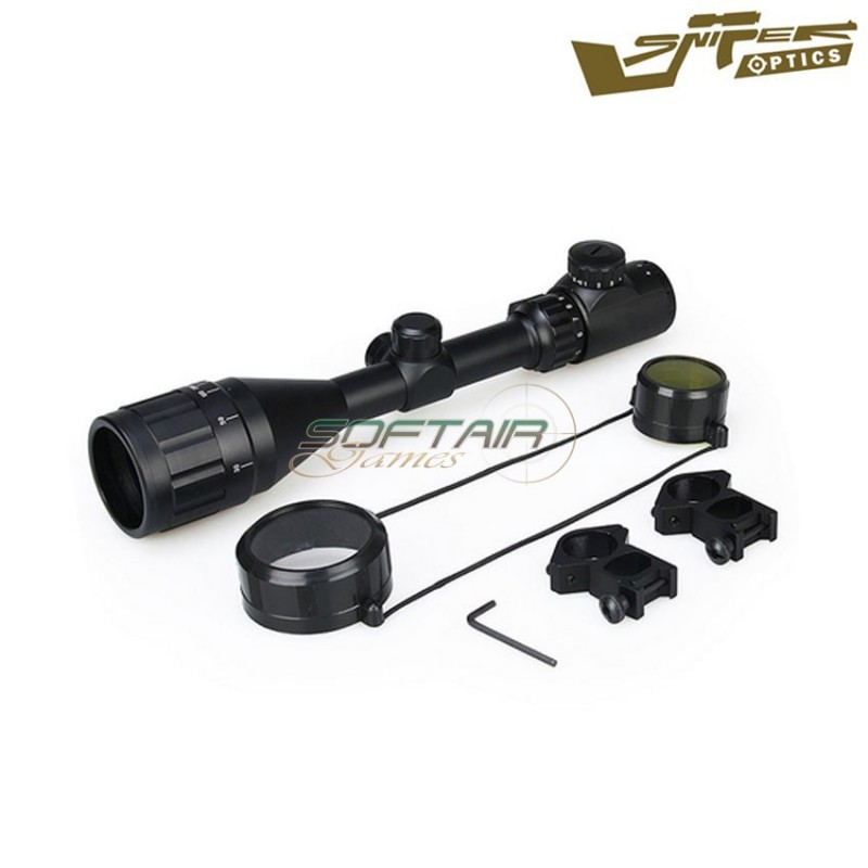 Ottica Reticolo Illuminato 3-9x50aoeg Black Sniper Optics® (so-3-9x50aoeg)