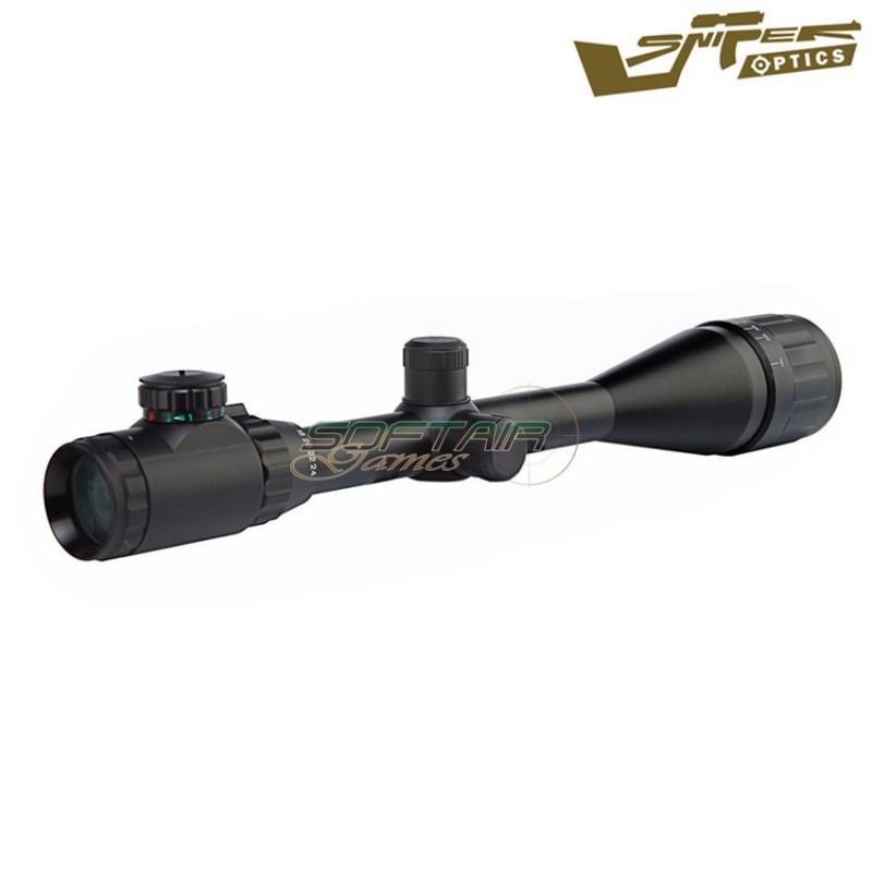 Scope Illuminated Reticle 6-24x50aoeg Black Sniper Optics® (so-6-24x50aoeg)