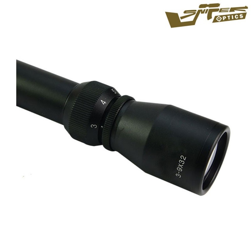 Scope 3-9x32 Black Sniper Optics® (so-3-9x32)