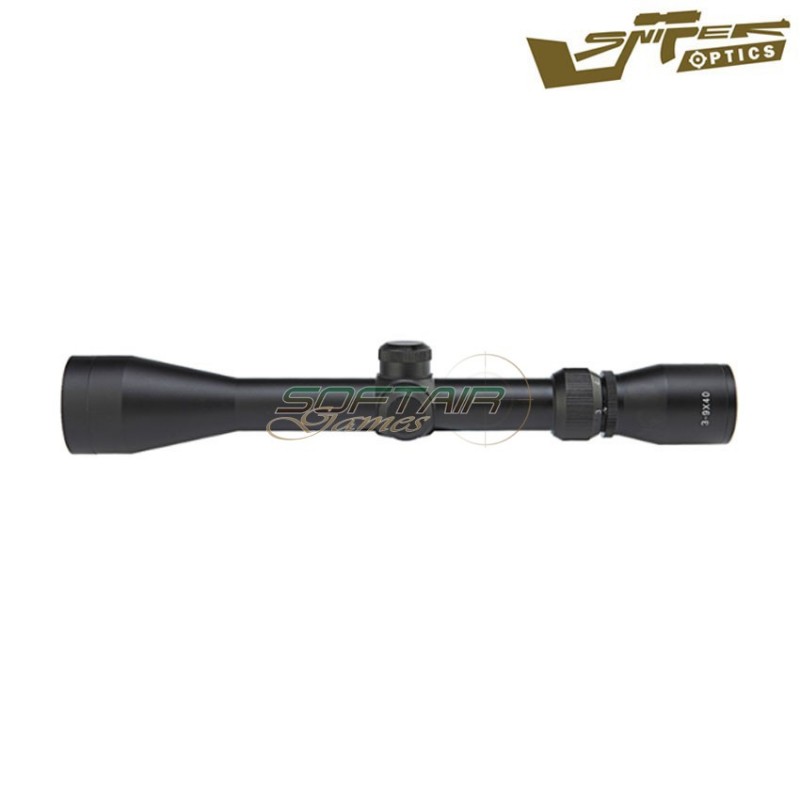 Ottica 3-9x40 Black Sniper Optics® (so-3-9x40)