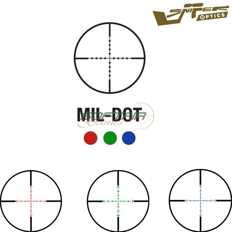 Ottica Reticolo Illuminato 1.5-4x30be Black Sniper Optics® (so-1.5-4x30be)