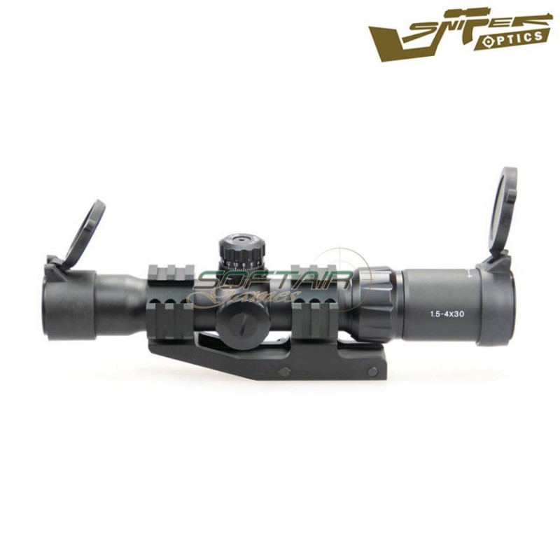 Scope Illuminated Reticle 1.5-4x30be Black Sniper Optics® (so-1.5-4x30be)