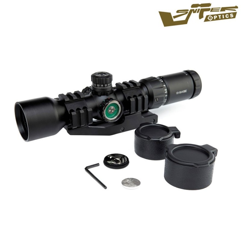 Scope Illuminated Reticle 1.5-4x40be Black Sniper Optics® (so-1.5-5x40be)