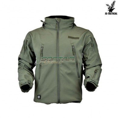 Softshell Giacca Shark Skin Ranger Green Js Tactical (jw-v)