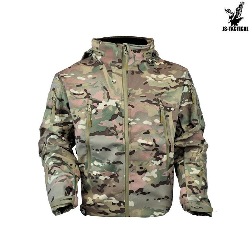 multicam black softshell jacket