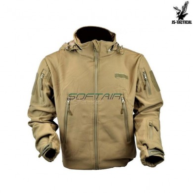 Softshell Giacca Shark Skin Coyote Tan Js Tactical (jw-br)