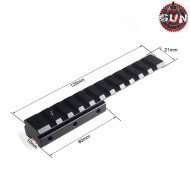Estensione Dovetail Weaver Da 11mm A 20mm Gun Five (gf-011)