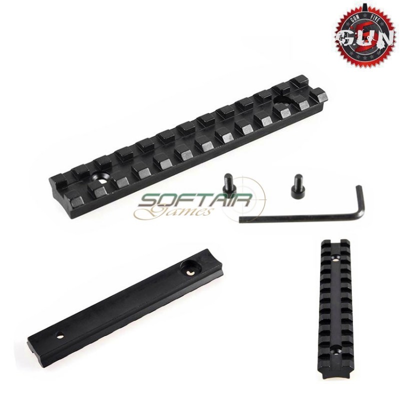 12 Slots 20mm Rail Weaver Gun Five (gf-018)