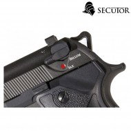Pistola A Co2 Bellum X M9 Black Secutor (sr-sab0001)