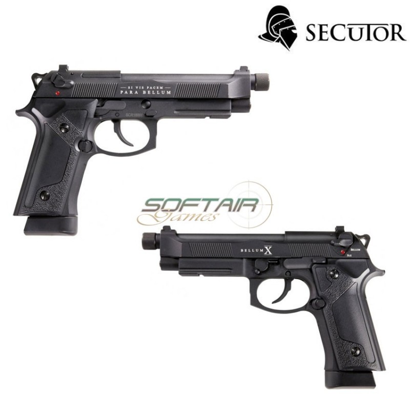 Co2 Pistol Bellum X M9 Grey Secutor (sr-sab0001)