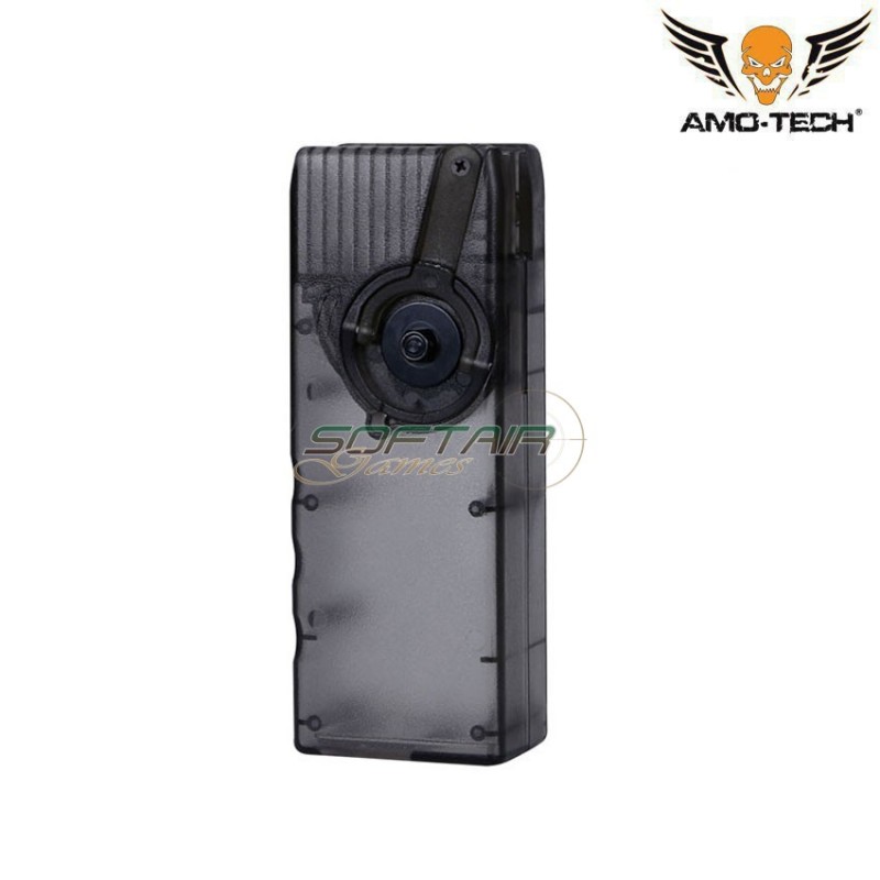 Tornado Carica Pallini Rapido Smokey Black Amo-tech® (amt-1-smbk)