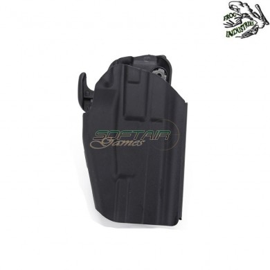 Fondina Destra Rigida Tattica Black 5x79 Universale Small Type Frog Industries® (fi-wo-gb34b-bk)