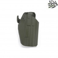 Fondina Destra Rigida Tattica Olive Drab 5x79 Universale Large Type Frog Industries® (fi-wo-gb35v-od)