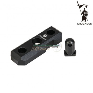 LC Bipiede Mount Cnc Black Crusader (cr-gm010020bk)