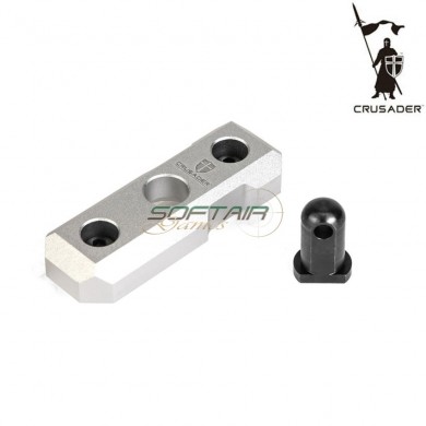 LC Bipod Mount Cnc Silver Crusader (cr-gm010020sv)